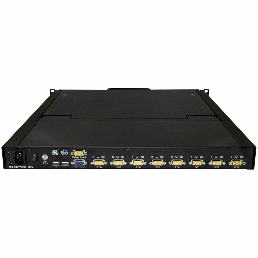 StarTech.com 8 Port Rackmount KVM Console for Server Rack - VGA KVM - 19in - 1U