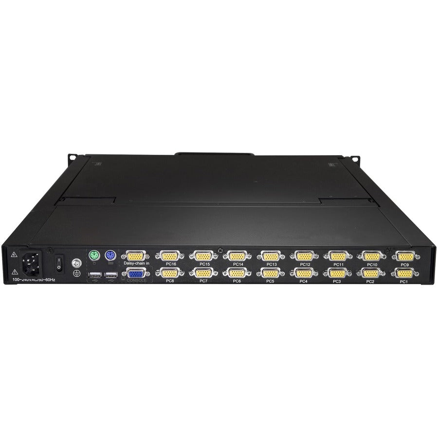 StarTech.com 16 Port KVM Console for Server Rack - Rackmount LCD - 19in - 1U