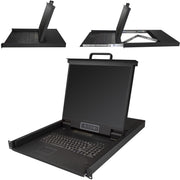 StarTech.com 16 Port KVM Console for Server Rack - Rackmount LCD - 19in - 1U