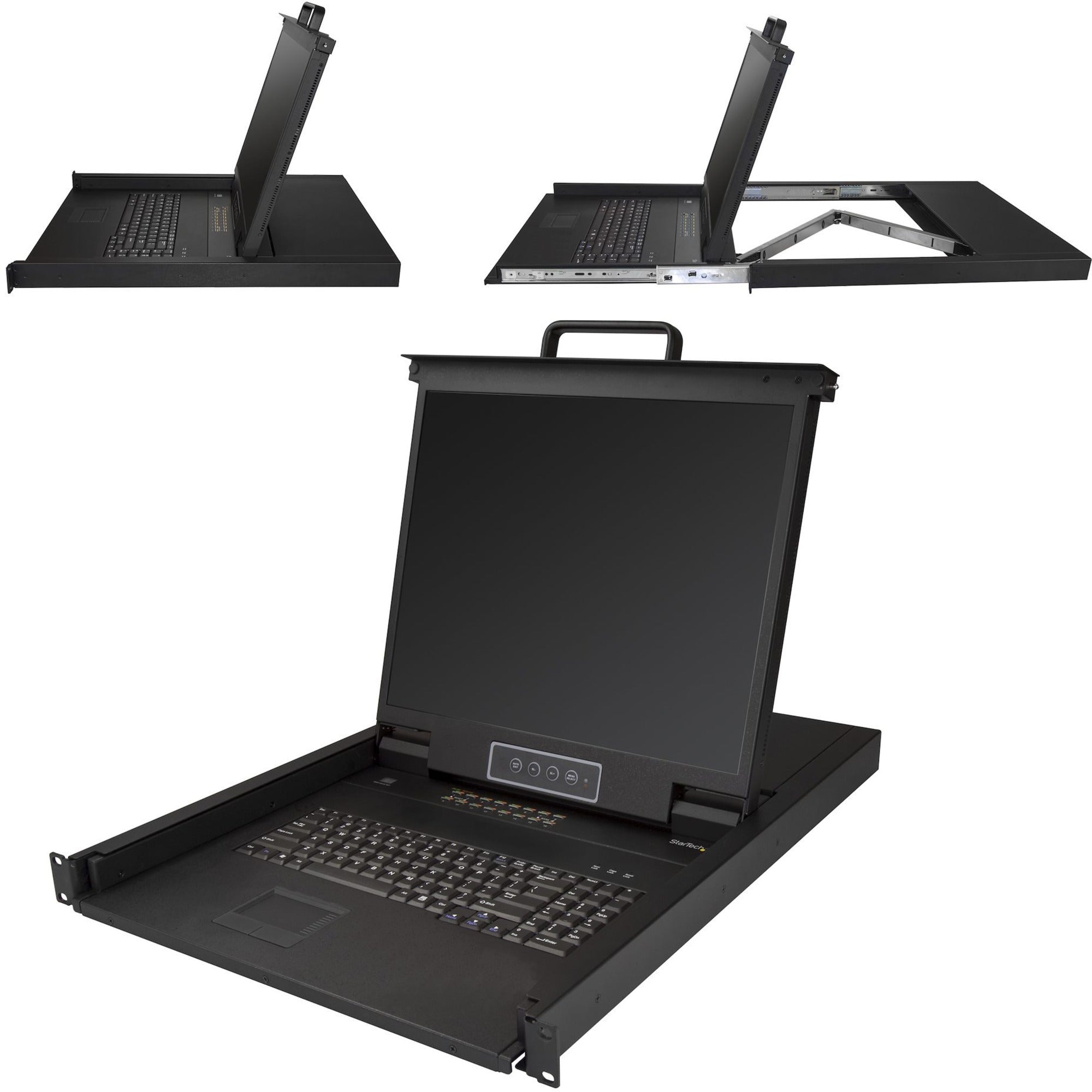 StarTech.com 16 Port KVM Console for Server Rack - Rackmount LCD - 19in - 1U