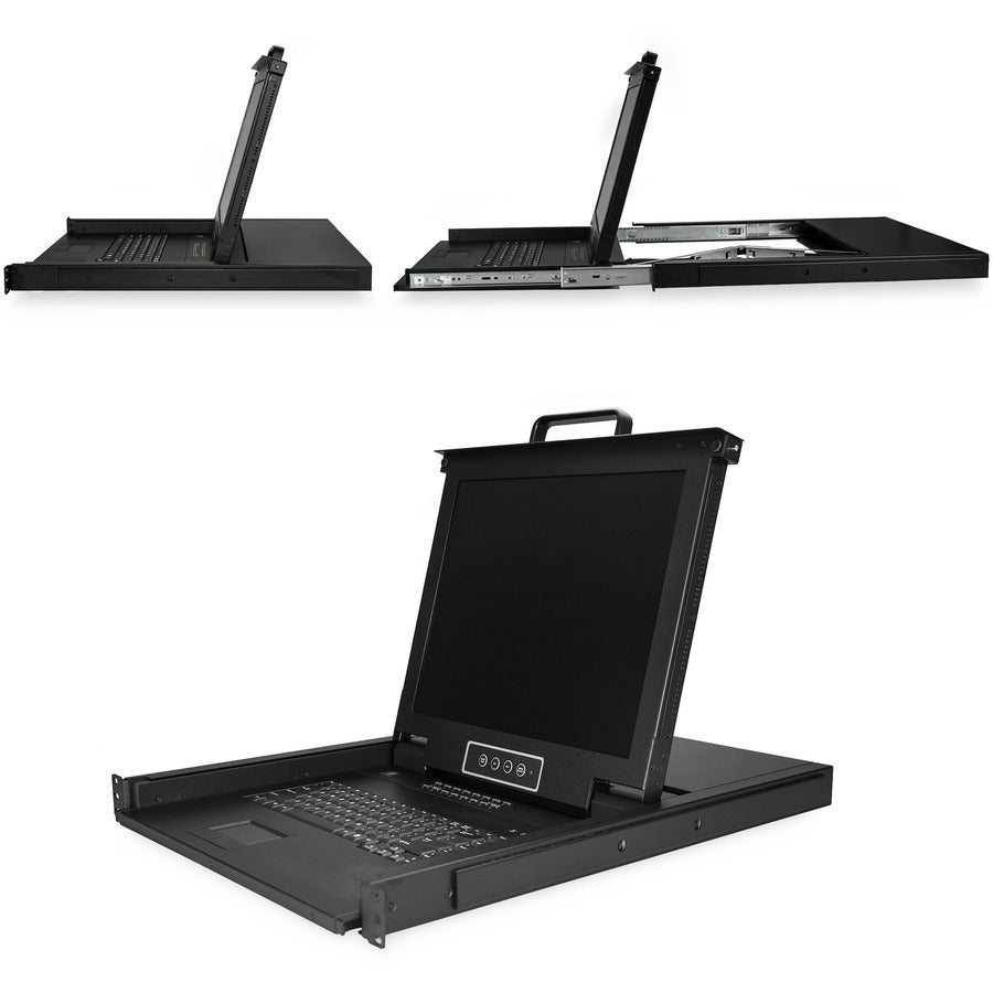 StarTech.com 16-Port Rackmount KVM Console with 17" Display