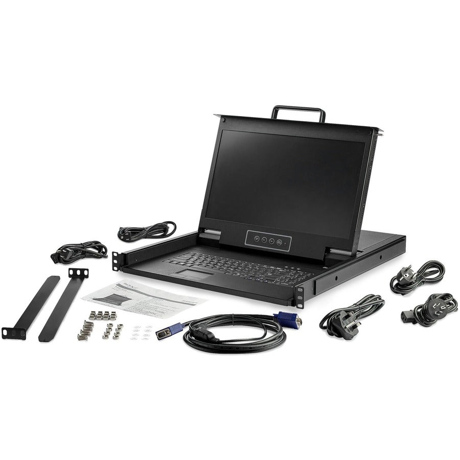 StarTech.com 17" HD Rackmount KVM Console - 1 Port