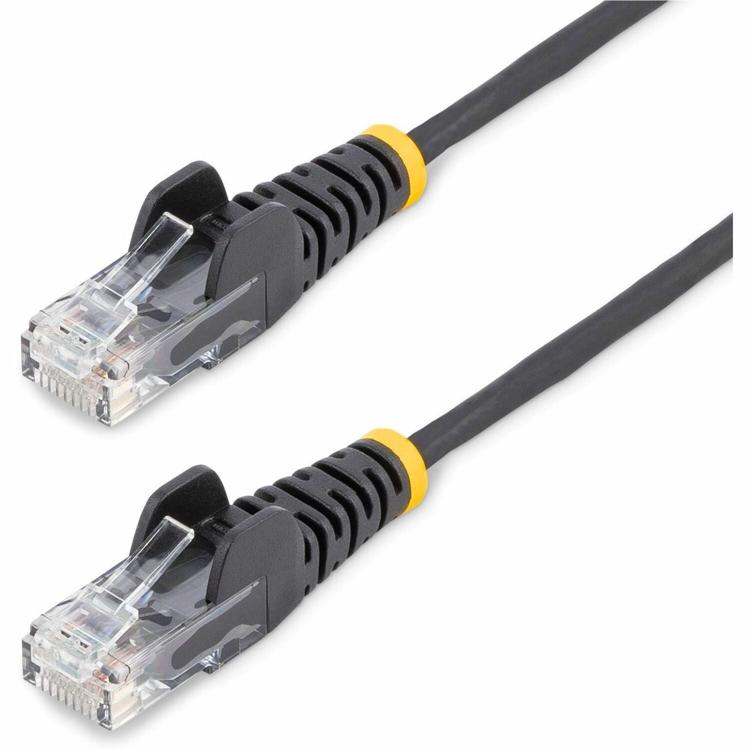 StarTech.com Cat.6 Patch Network Cable - 6 ft Category 6 Network Cable for Network Device - First End: 1 x RJ-45 Network - Male - Second End: 1 x RJ-45 Network - Male - Patch Cable - Gold Plated Connector - LSZH - 28 AWG - Black - 1 Each
