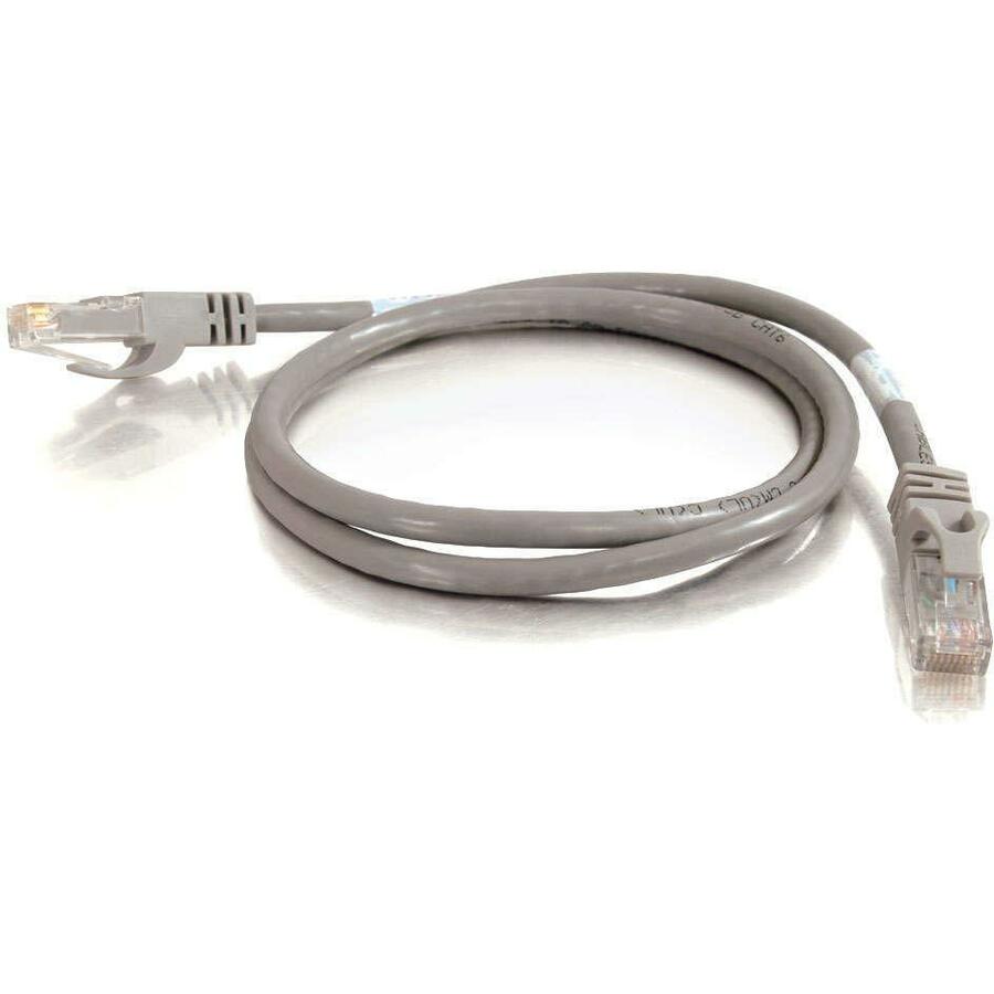 C2G 14 ft Cat6 Snagless Crossover UTP Unshielded Network Patch Cable - Gray