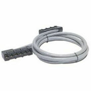 APC by Schneider Electric Cat.5e UTP Network Cable - 13 ft Category 5e Network Cable for Network Device - First End: 6 x RJ-45 Network - Female - Second End: 6 x RJ-45 Network - Female - CMR - Gray - 1 Each