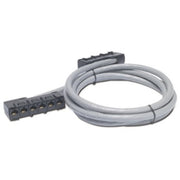APC by Schneider Electric Cat.5e UTP Network Cable - 19 ft Category 5e Network Cable for Network Device - First End: 6 x RJ-45 Network - Female - Second End: 6 x RJ-45 Network - Female - CMR - Gray - 1 Each - TAA Compliant