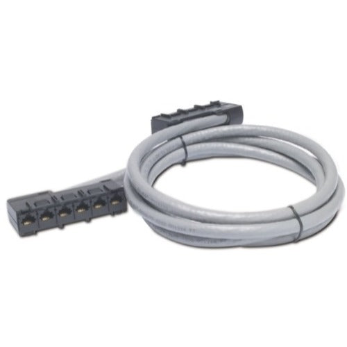 APC by Schneider Electric Cat.5e UTP Network Cable - 27 ft Category 5e Network Cable for Network Device - First End: 6 x RJ-45 Network - Female - Second End: 6 x RJ-45 Network - Female - CMR - Gray - 1 Each - TAA Compliant