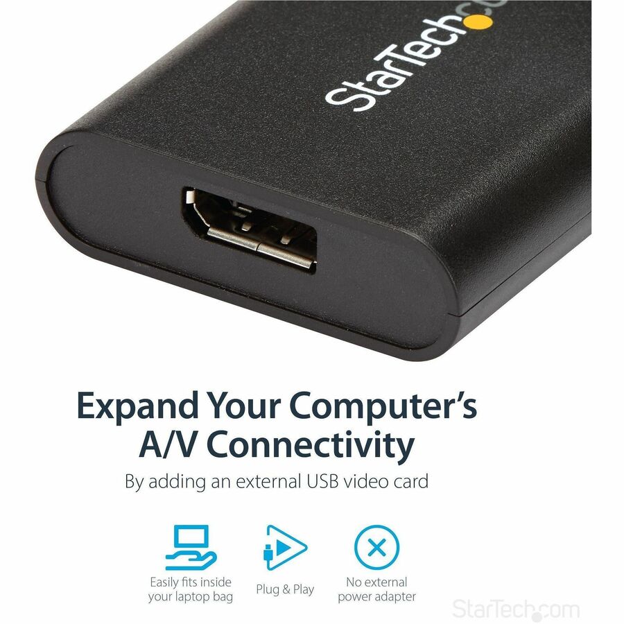 StarTech.com USB to DisplayPort Adapter - USB 3.0 - 4K 30Hz