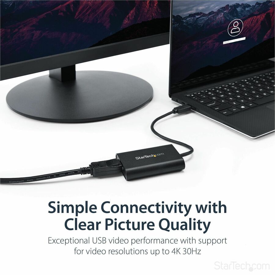 StarTech.com USB to DisplayPort Adapter - USB 3.0 - 4K 30Hz