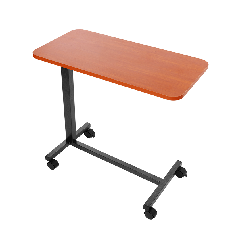 Overbed Table - Cherry, Adjustable Height 28"–45", 1 Quantity per Case