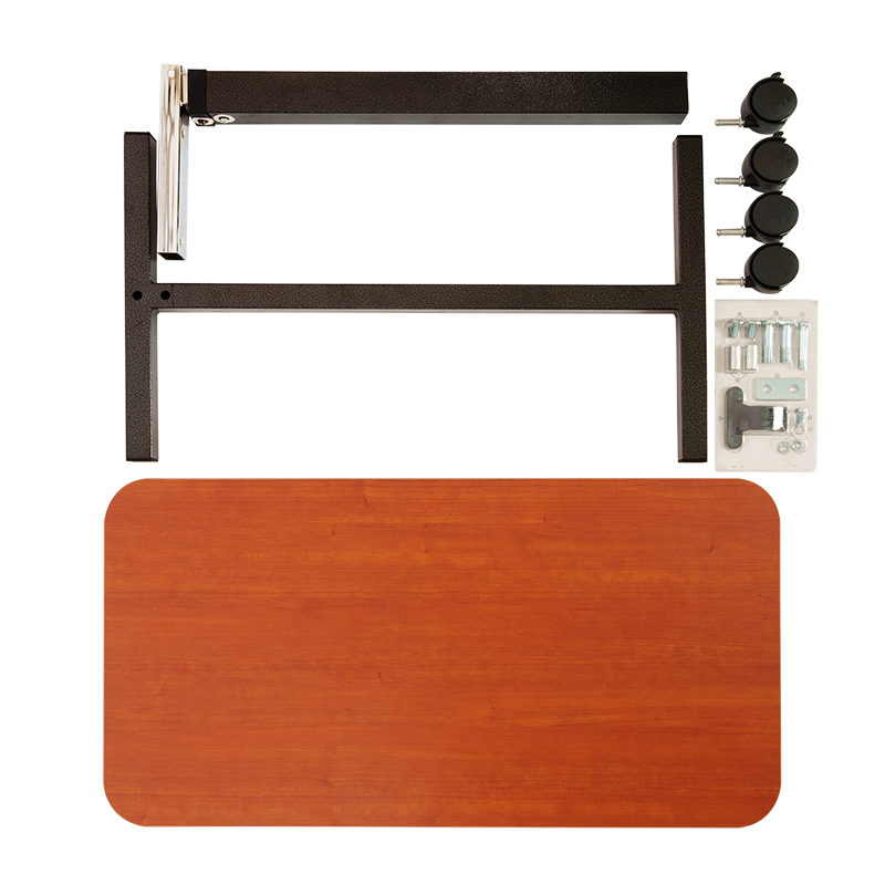 Overbed Table - Cherry, Adjustable Height 28"–45", 1 Quantity per Case