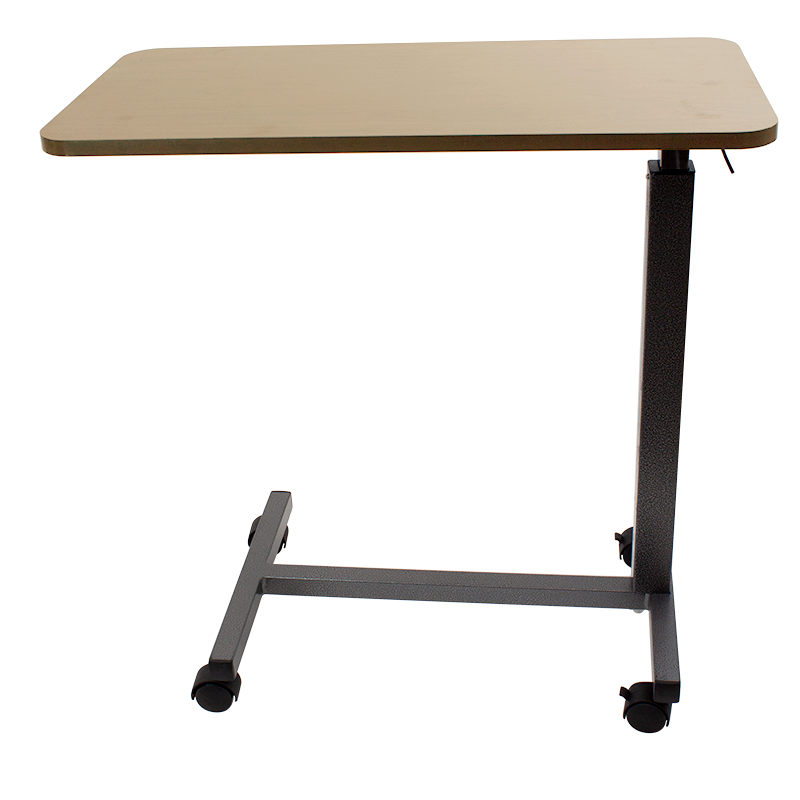 Overbed Table - Oak, Adjustable Height 28"–45", 1 Quantity per Case