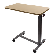 Overbed Table - Oak, Adjustable Height 28"–45", 1 Quantity per Case