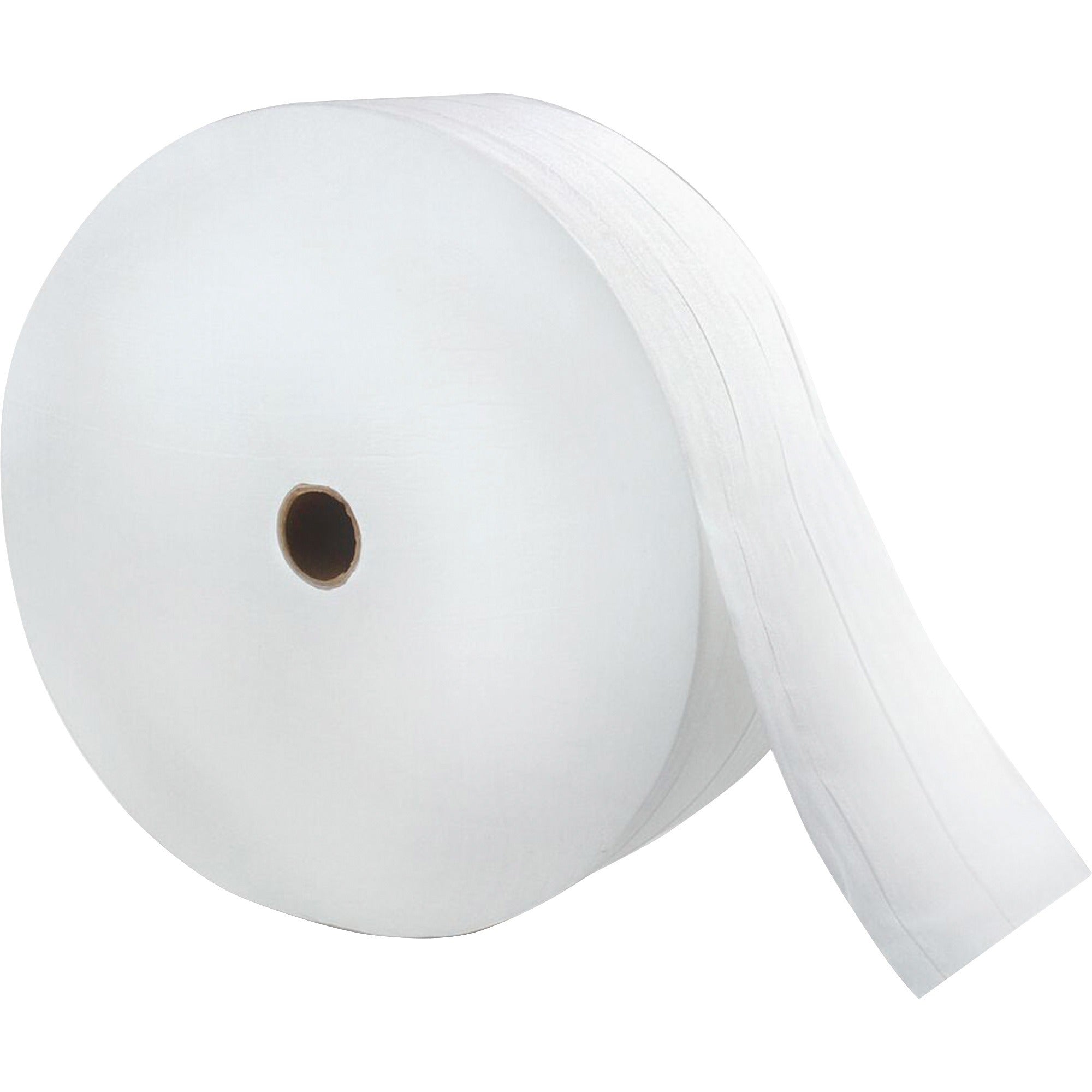 2 Ply - 3.30" Width x 1200 ft Length - White - Virgin Fiber - 12 / Carton