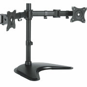 Height Adjustable - 2 Display(s) Supported - 27" Screen Support - 18 lb Load Capacity - Steel - 1 Each