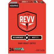 Compatible with Keurig Brewer - Dark - K-Cup, Pod - Kosher - 24 / Pack