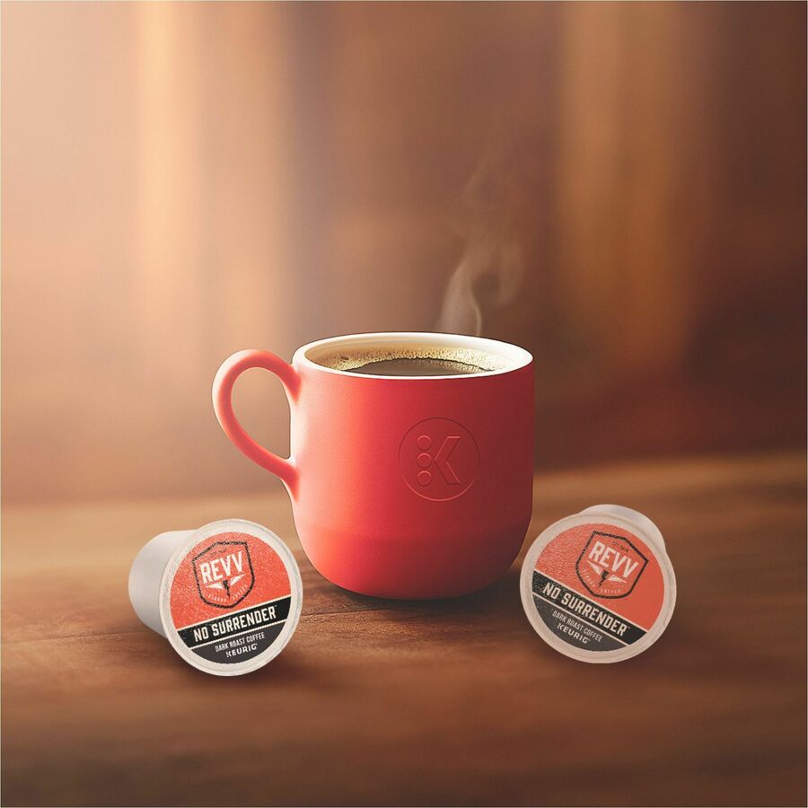 Compatible with Keurig Brewer - Dark - K-Cup, Pod - Kosher - 24 / Pack