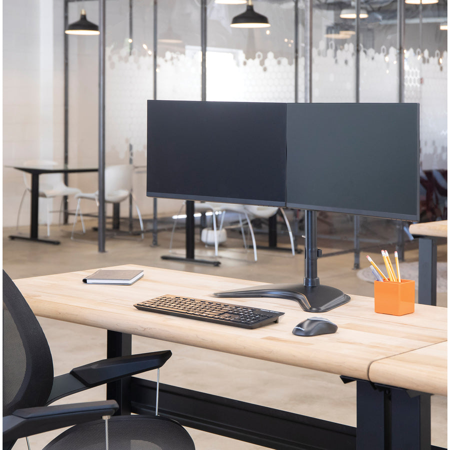 Up to 27" Screen Support - 17.60 lb Load Capacity - DepthFreestanding - Black