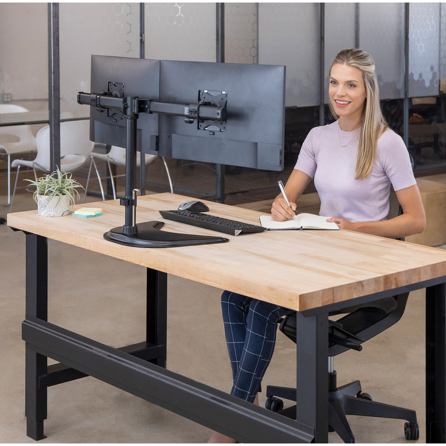 Up to 27" Screen Support - 17.60 lb Load Capacity - DepthFreestanding - Black