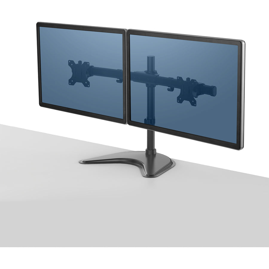 Up to 27" Screen Support - 17.60 lb Load Capacity - DepthFreestanding - Black