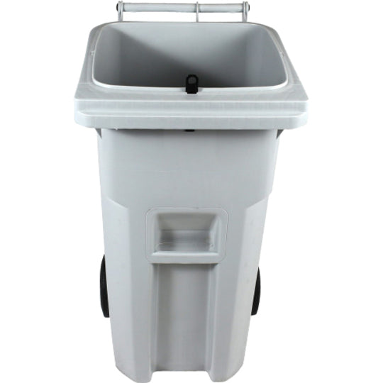 HSM Shredder Collection Cart, Built-in Hasp, Wheels, Gray, 36.5"H x 19.6"W x 22.5"D, 1 Each