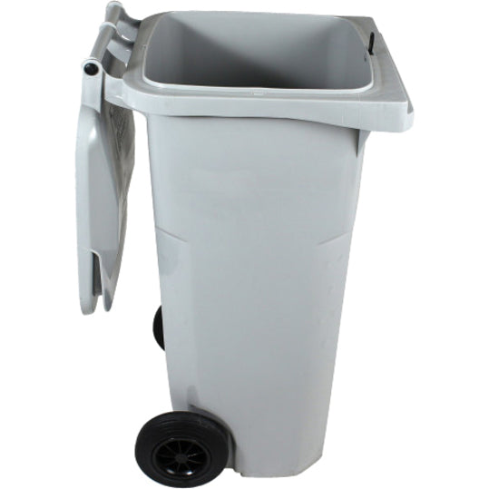 HSM Shredder Collection Cart, Built-in Hasp, Wheels, Gray, 36.5"H x 19.6"W x 22.5"D, 1 Each