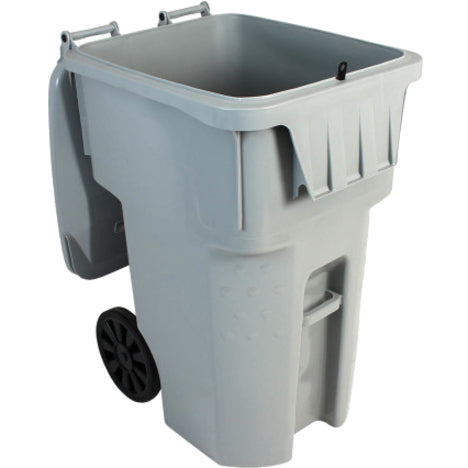 HSM Shredder Collection Cart, Built-in Hasp, Wheels, Gray, 44"H x 26.5"W x 33.8"D, 1 Each