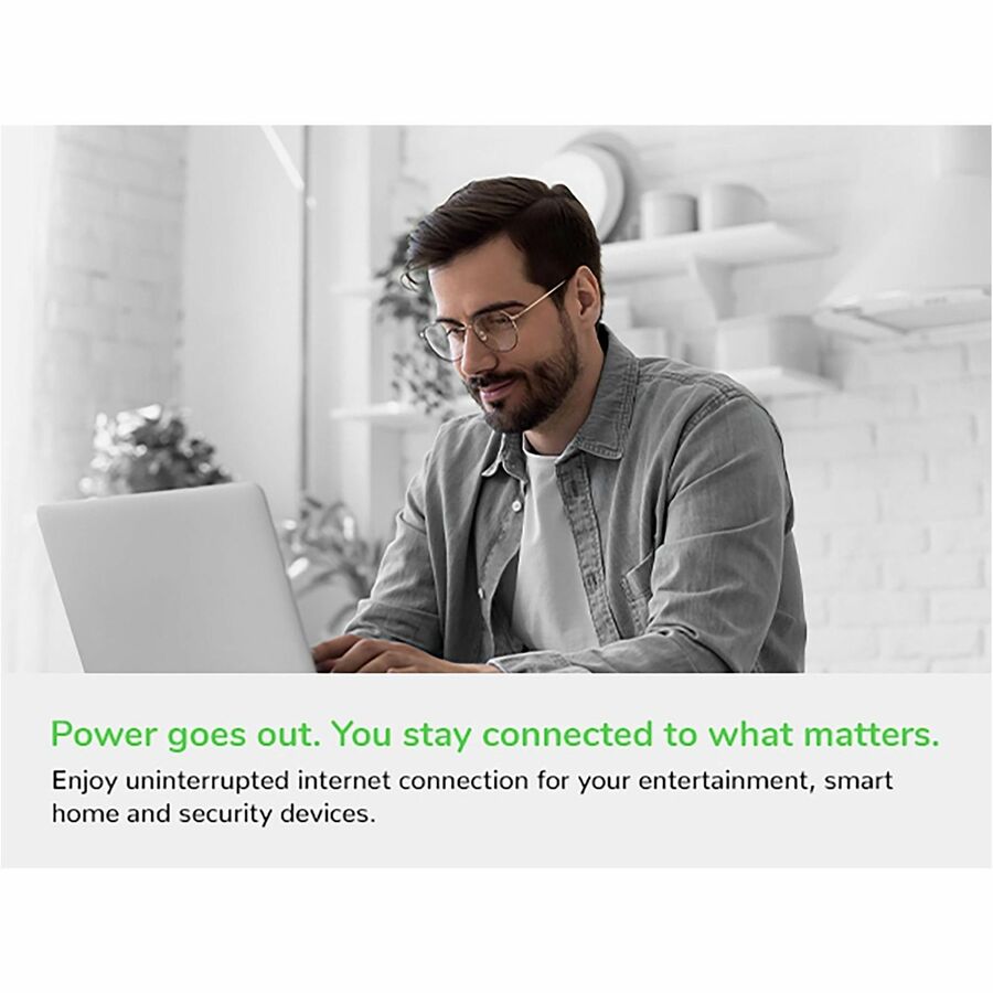 Tower - 16 Hour Recharge - 3.70 Minute Stand-by - 120 V Input - 120 V AC Output - Sine Wave - 4 x NEMA 5-15R Surge, 6 x NEMA 5-15R Receptacle(s) - 10 x Battery/Surge Outlet