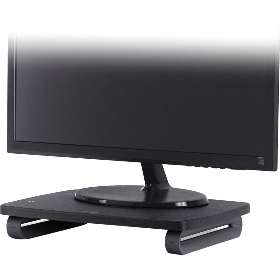 Up to 24" Screen Support - 80 lb Load Capacity - 12.70" Height x 16.20" Width x 2.20" Depth - Desktop - Black - Ergonomic - TAA Compliant