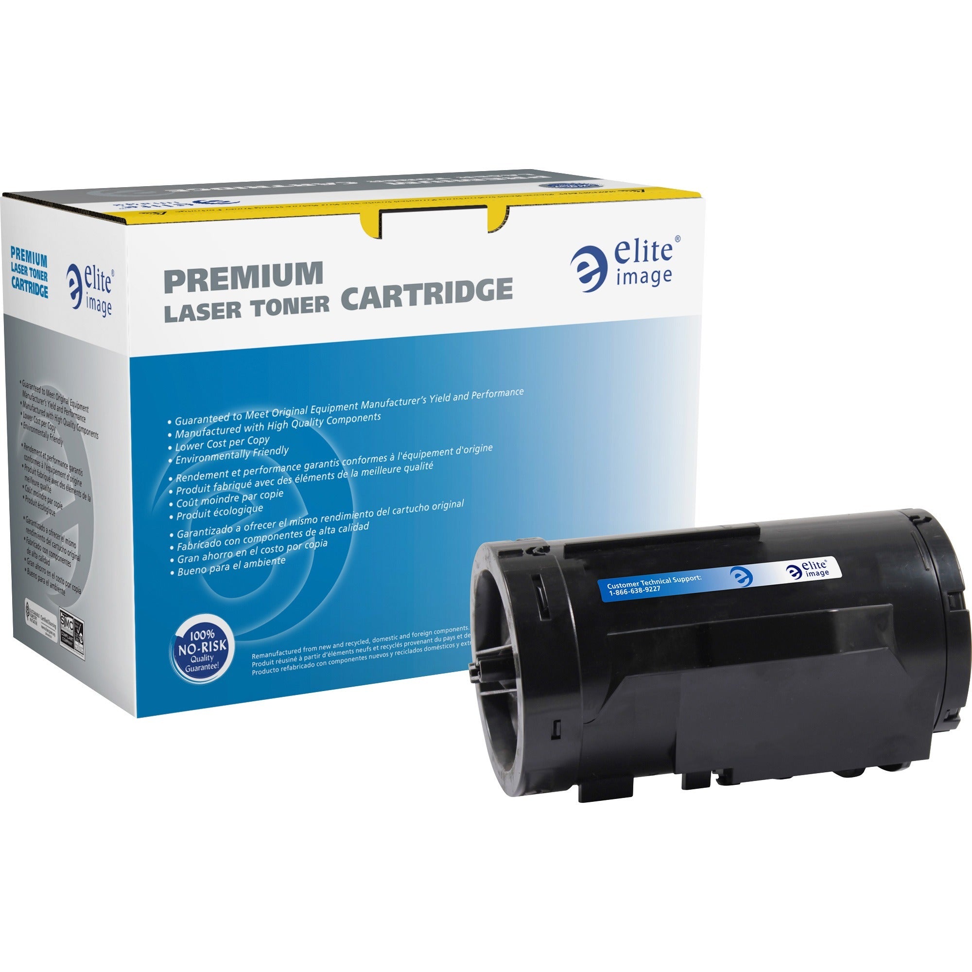 Elite Image Remanufactured High Yield Laser Toner Cartridge 47GMH - Black - 1 Each