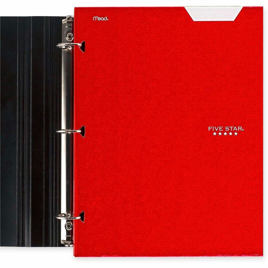 8 1/2" x 11" - 4 Pocket(s) - Paper - Black, Blue, Green, Purple, Red, Yellow - 0% Recycled - 6 / Pack