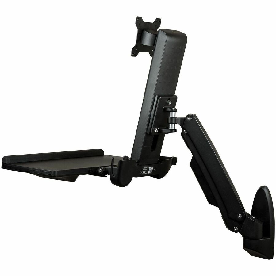 StarTech.com Wall Mount for Monitor, Keyboard, Mouse, Scanner - Black - TAA Compliant