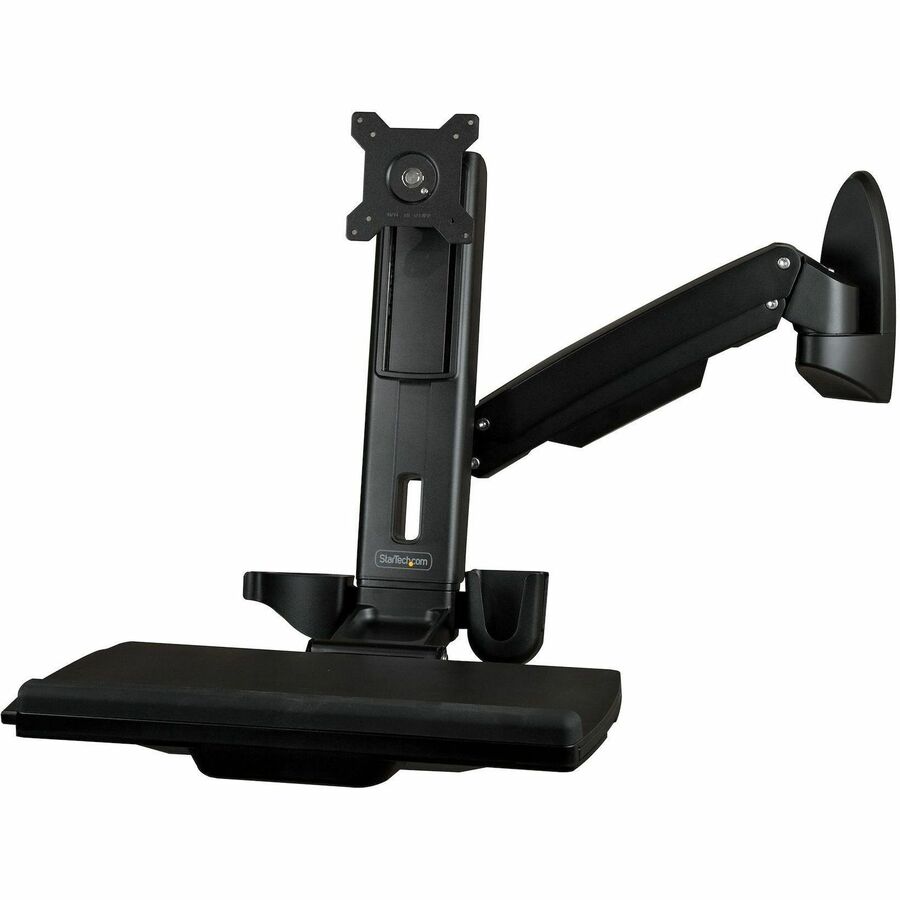 StarTech.com Wall Mount for Monitor, Keyboard, Mouse, Scanner - Black - TAA Compliant