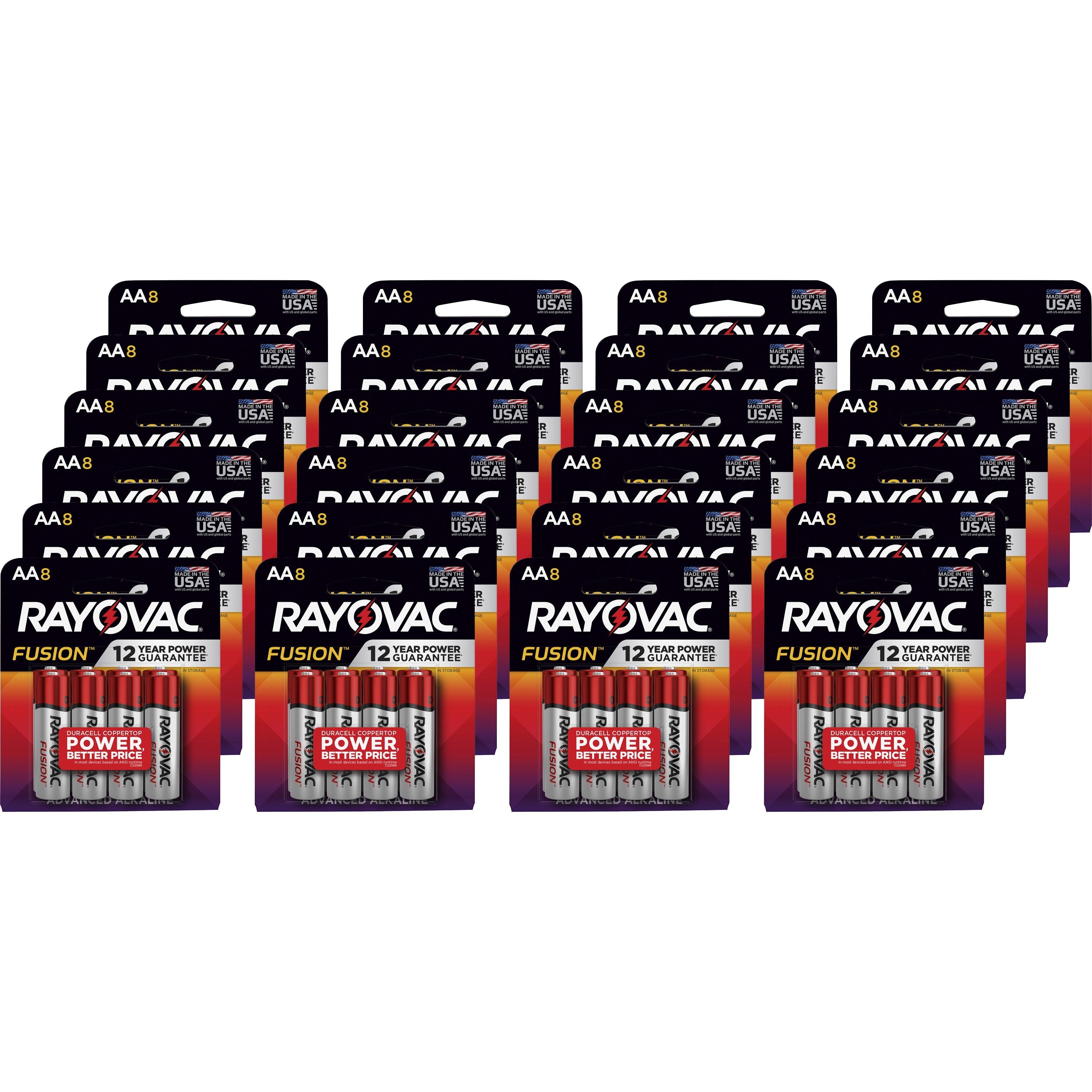 For Multipurpose - AA - 8/Pack - 24 / Carton