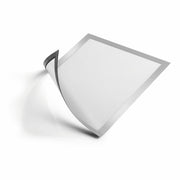 DURABLE DURAFRAME Document Frame - Holds 8.50" x 11" Insert - Rectangle - Surface - Horizontal, Vertical - Sturdy, Magnetic, Self-adhesive - Silver - 2 / Pack