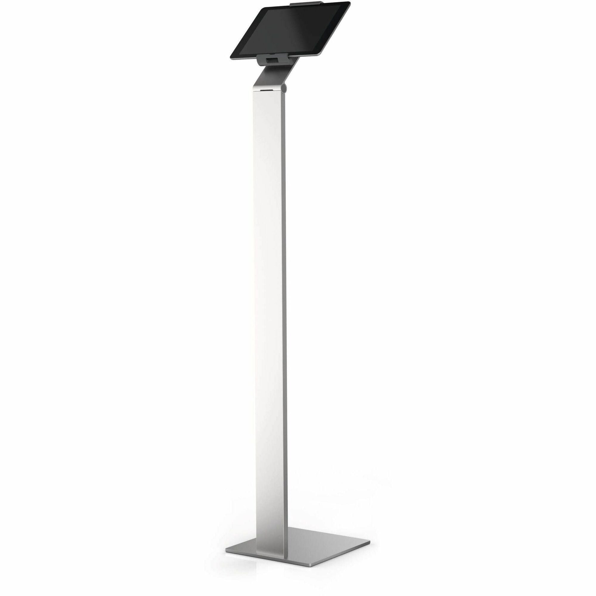 47.8" Height x 10.6" Width x 10.6" Depth - Steel, Aluminum, Acrylonitrile Butadiene Styrene (ABS) - Silver - Flexible - 1 Each