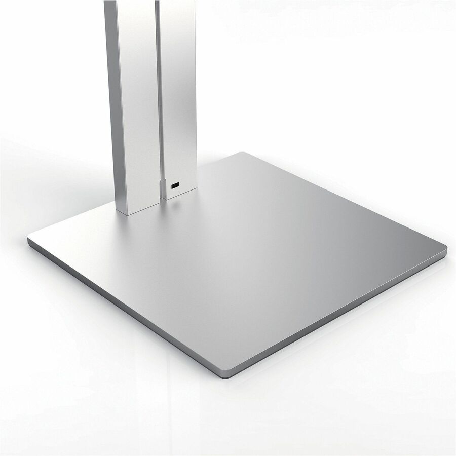 47.8" Height x 10.6" Width x 10.6" Depth - Steel, Aluminum, Acrylonitrile Butadiene Styrene (ABS) - Silver - Flexible - 1 Each