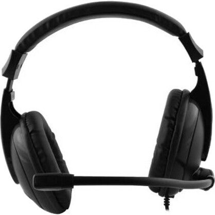 Stereo - Mini-phone (3.5mm) - Wired - 32 Ohm - 20 Hz to 20 kHz - Over-the-head - Binaural - Circumaural - 6 ft Cable - Omni-directional Microphone - Black