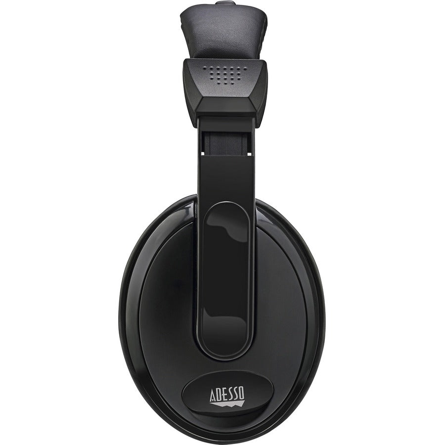 Stereo - Mini-phone (3.5mm) - Wired - 32 Ohm - 20 Hz to 20 kHz - Over-the-head - Binaural - Circumaural - 6 ft Cable - Omni-directional Microphone - Black