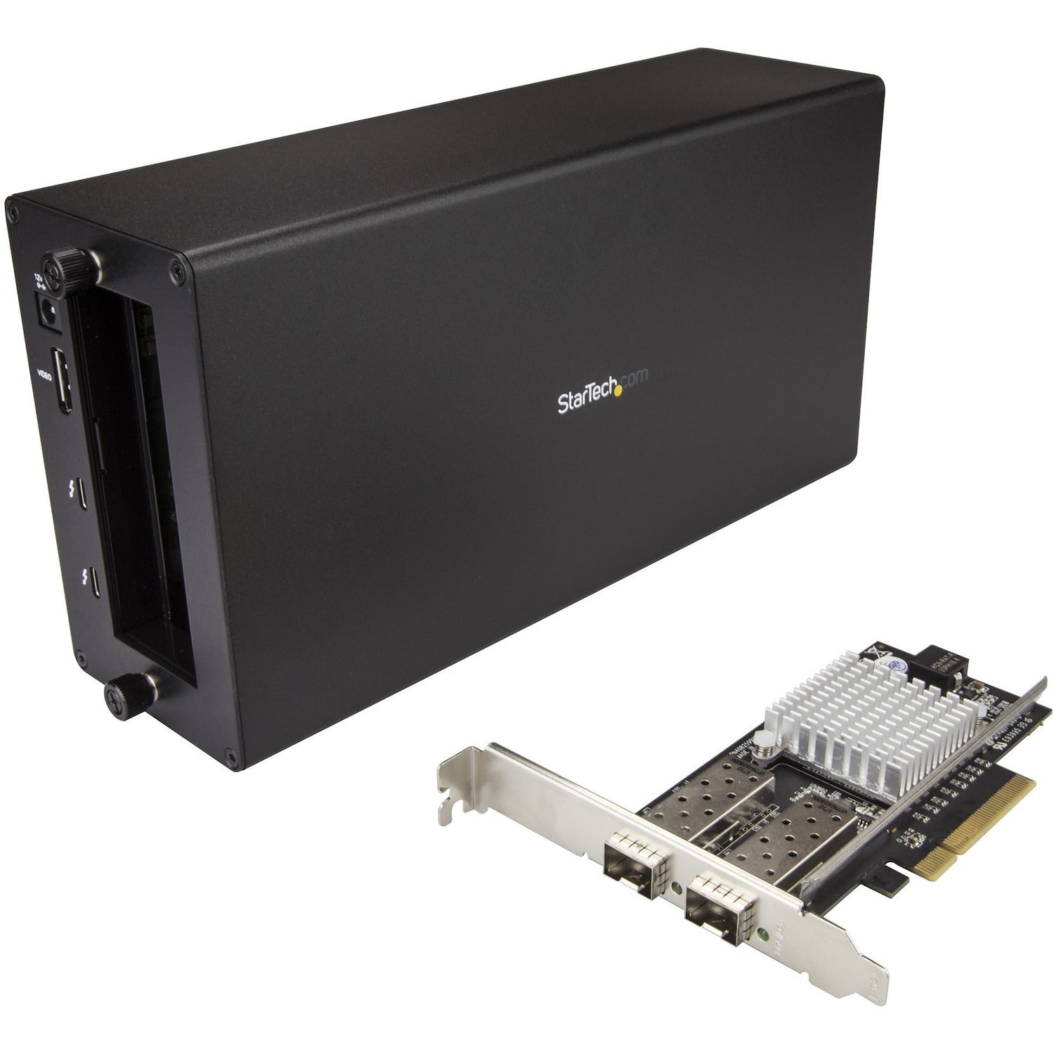 StarTech.com Thunderbolt 3 to 10GbE Fiber Network Chassis 2 Port