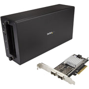 StarTech.com Thunderbolt 3 to 10GbE Fiber Network Chassis 2 Port