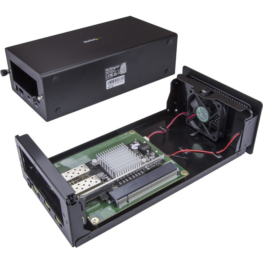 StarTech.com Thunderbolt 3 to 10GbE Fiber Network Chassis 2 Port