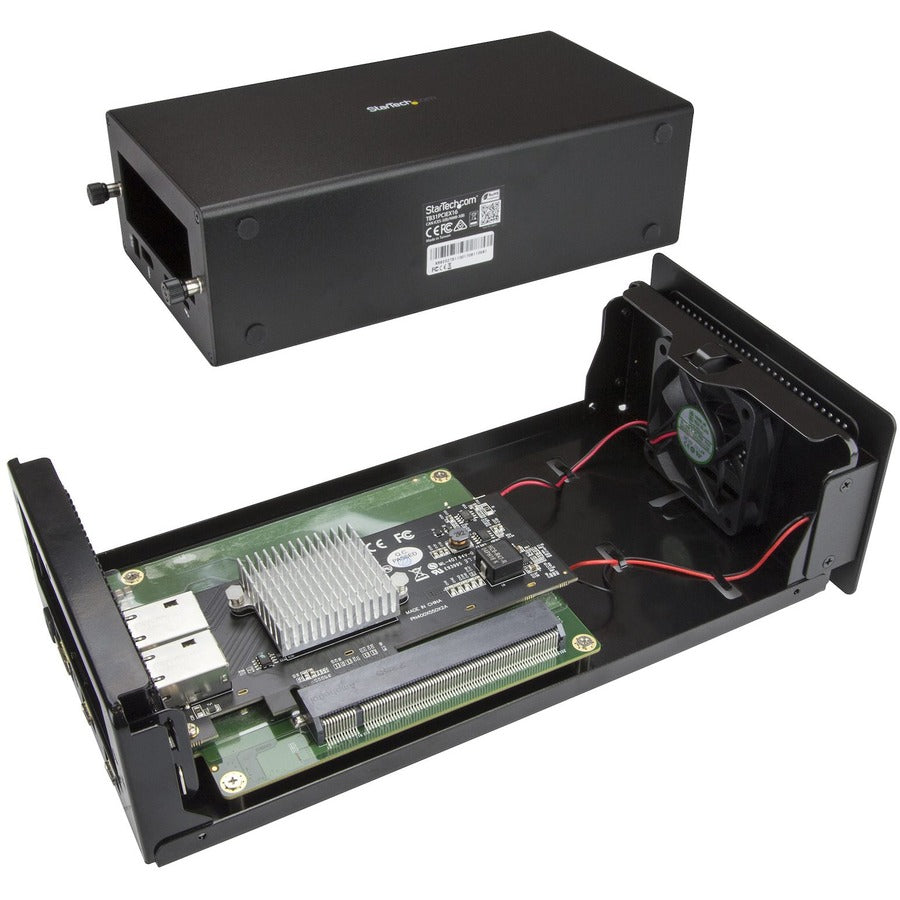 StarTech.com Thunderbolt 3 to 2-port 10GbE NIC Chassis - External PCIe Enclosure Plus Card