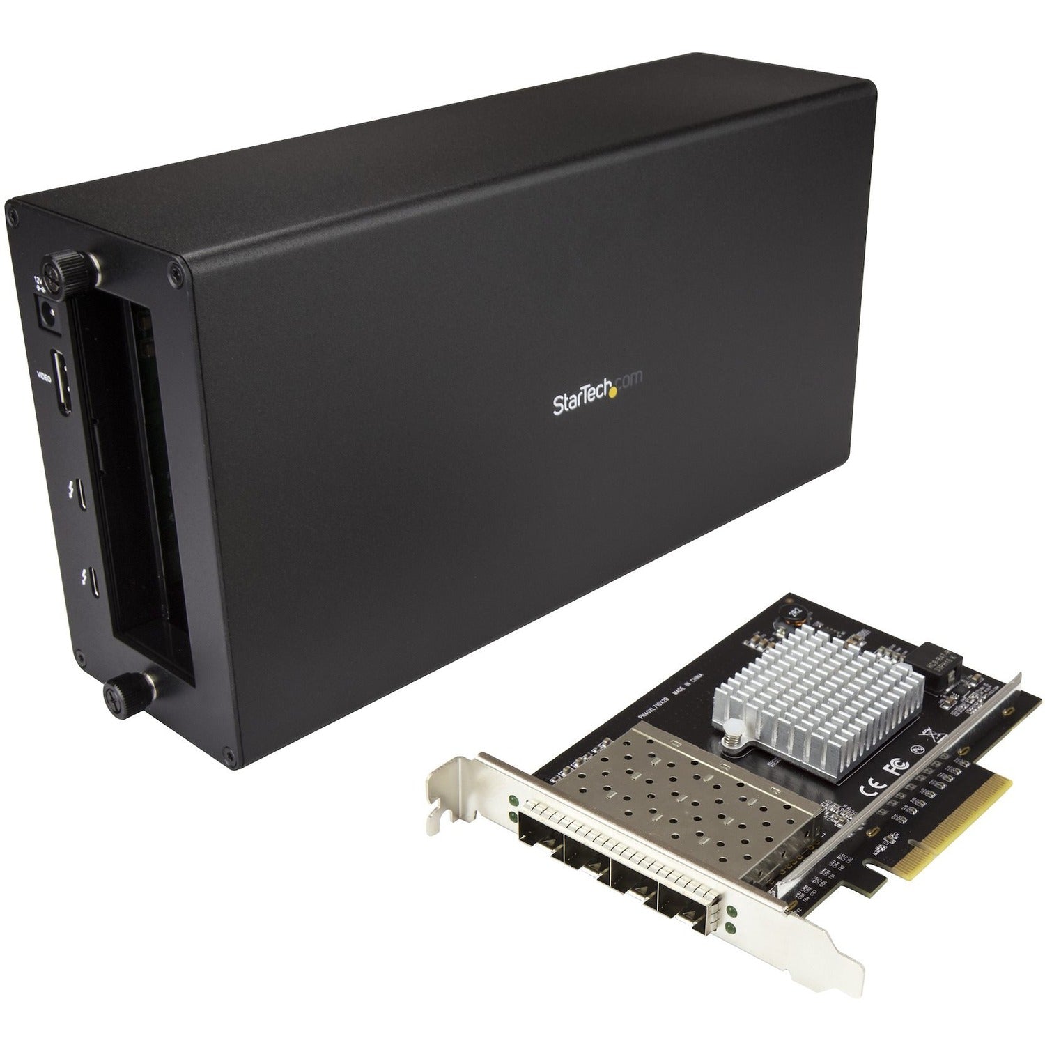 StarTech.com Thunderbolt 3 to 10GbE Fiber Network Chassis 4 Port