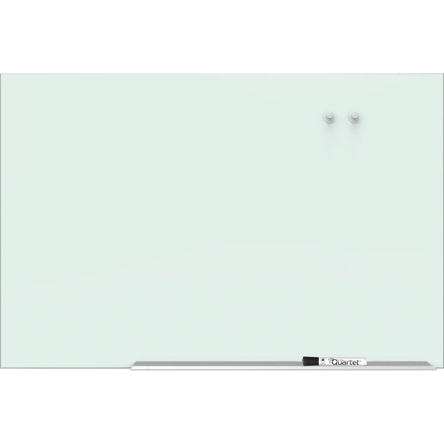 Quartet Element Framed Magnetic Glass Dry-Erase Boards