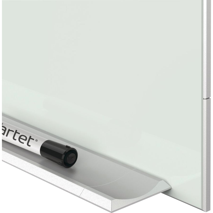 Quartet Element Framed Magnetic Glass Dry-Erase Boards