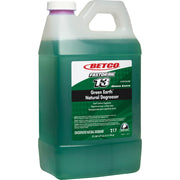 Betco Green Earth FastDraw 13 Natural Degreaser - Concentrate - 67.6 fl oz (2.1 quart) - Bio-based, Phosphate-free, Spill Proof - Dark Green - 1 Each