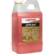 Betco pH7Q Dual Neutral Disinfectant Cleaner - Concentrate - 67.6 fl oz (2.1 quart) - Pleasant Lemon Scent - Deodorant, pH Neutral, Spill Proof - Light Amber - 4 / Carton