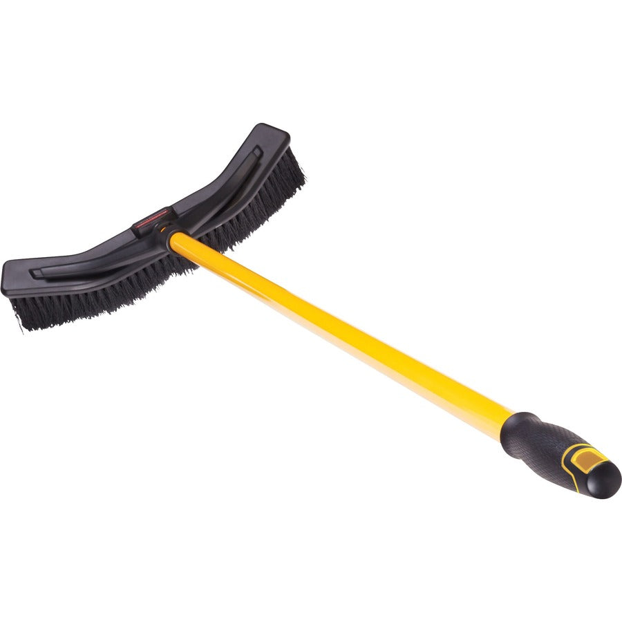 Polypropylene Bristle - 58.1" Overall Length - Steel Handle - 1 Each