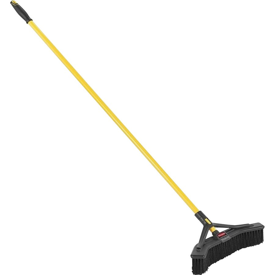 Polypropylene Bristle - 58.1" Overall Length - Steel Handle - 1 Each